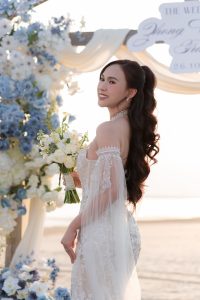 váy cưới đuôi cá tay dài