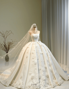 váy cưới đơn giản