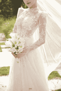 váy cưới kín đáo