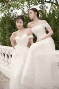 váy cưới nhẹ nhàng